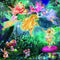 Ceaco Forest Fairies Glitter - Fairy Ring of Six Jigsaw Puzzle - 100 Pieces