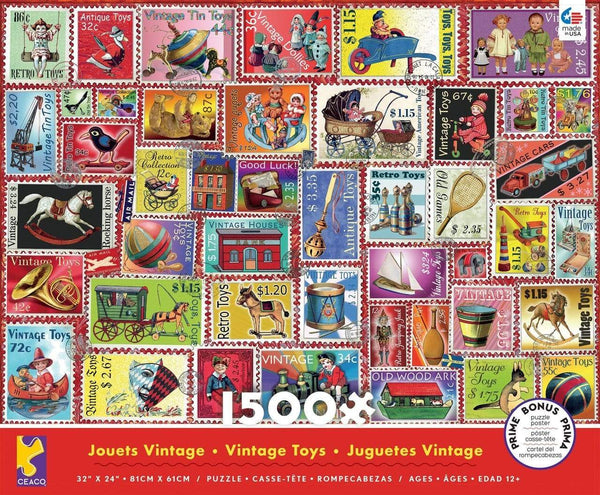 Ceaco Vintage Toys - 1500 Piece Puzzle