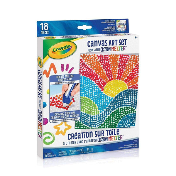 Crayola Canvas Art Set - Use with Crayon Melter - Pixel Art