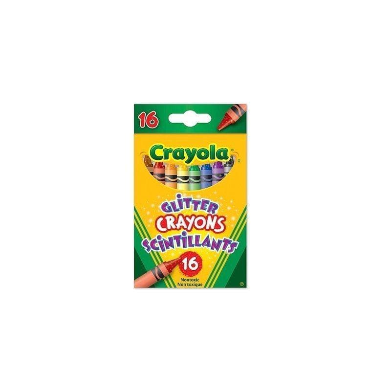 Crayola Glitter Crayons (16 Non-Toxic Crayons)