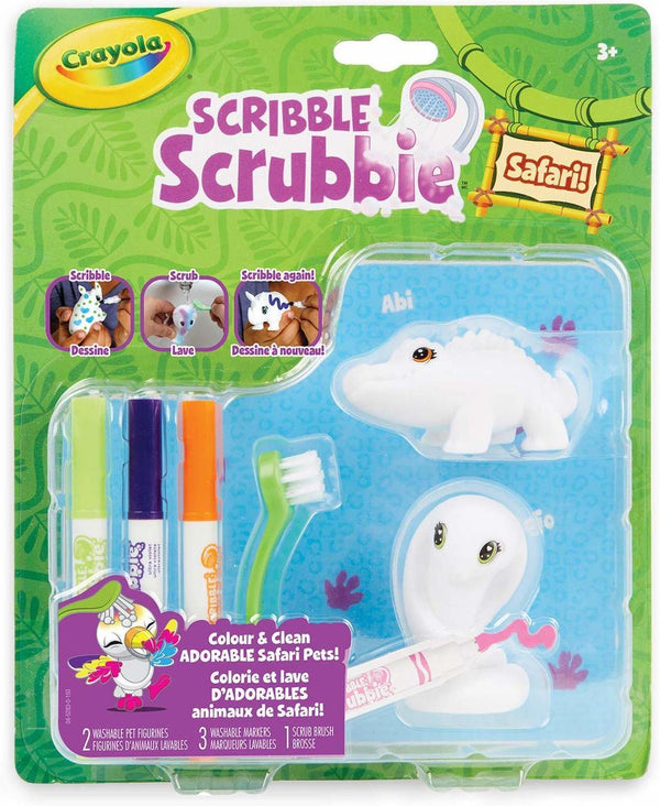 Crayola Scribble Scrubbie Safari Animals - Crocodile and Cobra