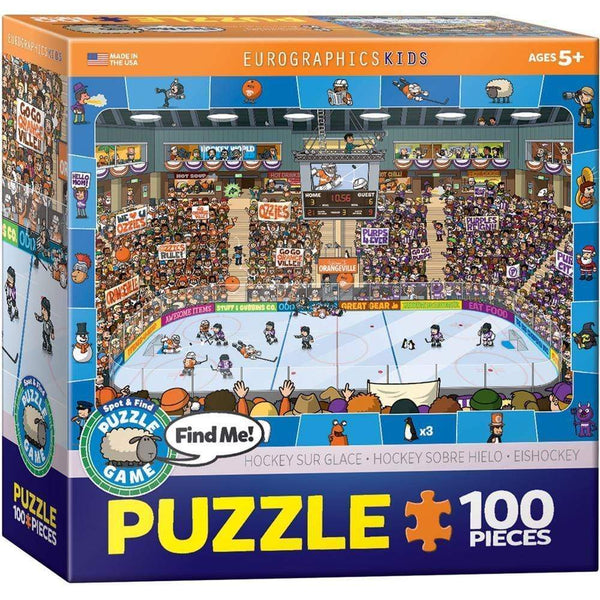 Eurographics Spot and Find - Hockey 100 Piece Puzzle