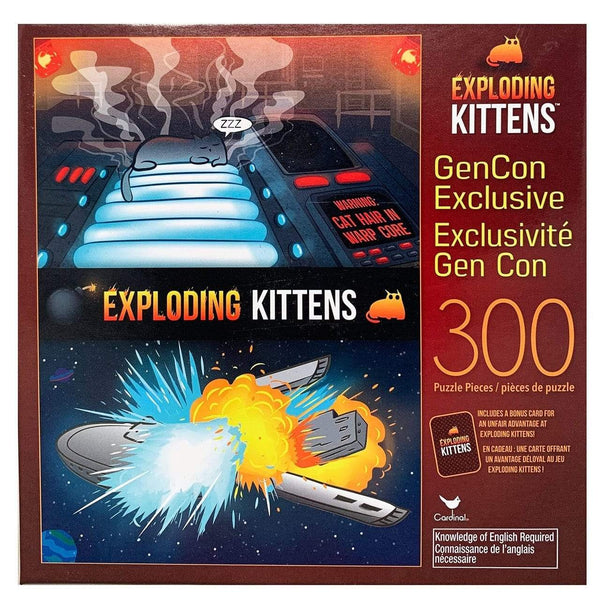 Exploding Kittens GenCon Exclusive 300 Piece Puzzle