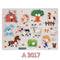 30cm Kid Early educational toys baby hand grasp wooden puzzle toy alphabet and digit learning education child wood jigsaw toy