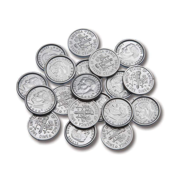 Toys & Games Plastic Coins 100 Dimes LEARNING ADVANTAGE