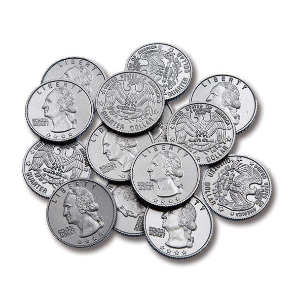 Toys & Games Plastic Coins 100 Quarters LEARNING ADVANTAGE