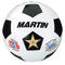 Toys & Games Soccer Ball White Size 5 Rubber DICK MARTIN SPORTS
