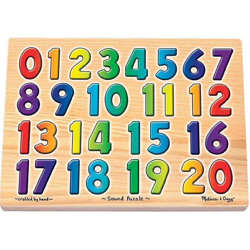 Toys & Games Sound Puzzles Numbers MELISSA & DOUG