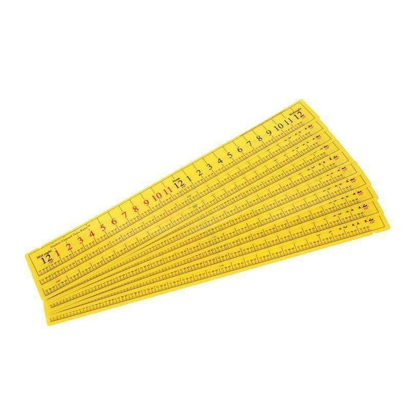 Toys & Games Student Elapsed Time Rulers 10 Set LEARNING ADVANTAGE