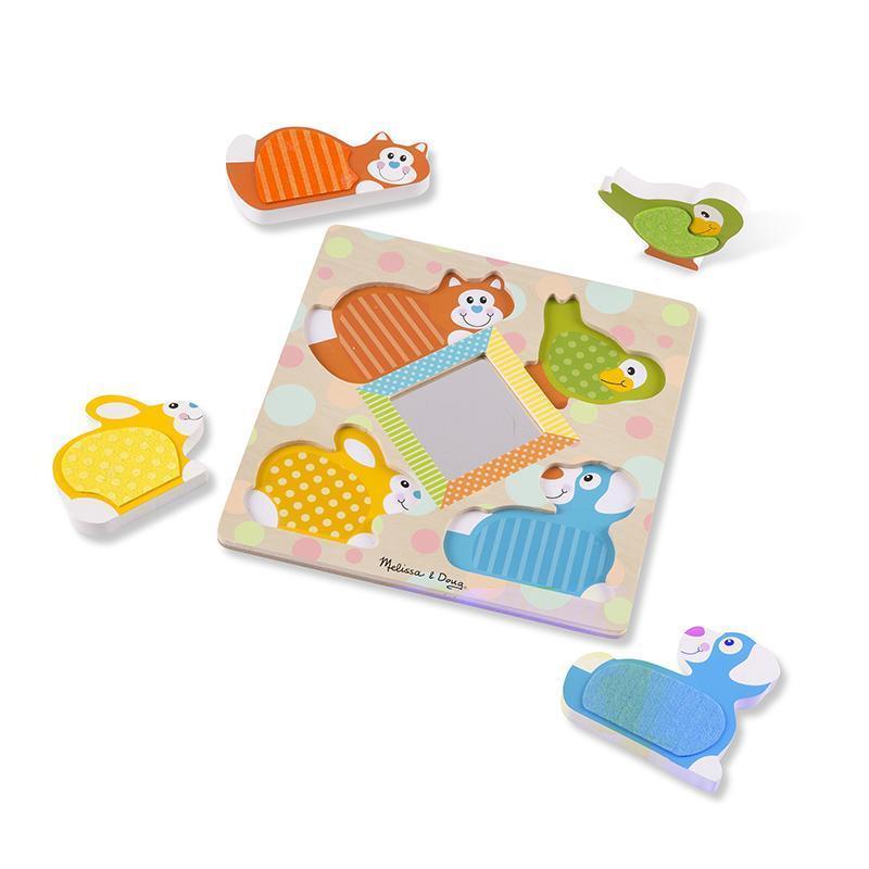Touch Feel Peek A Boo Pet Puzzle