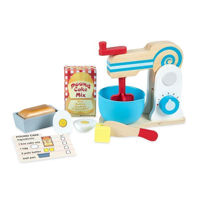 Wooden Make A Cake Mixer Set