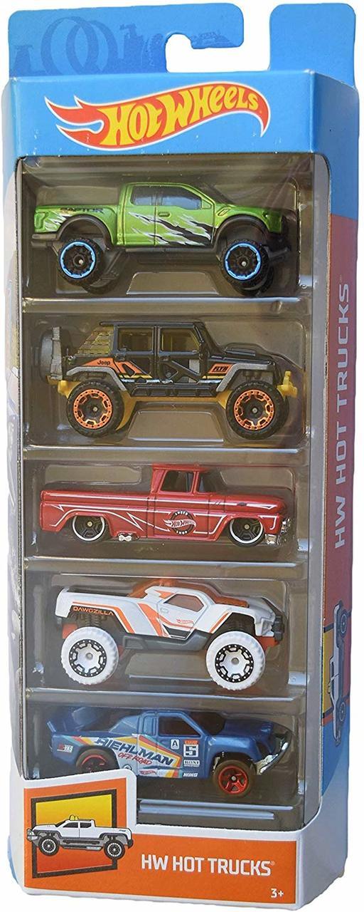 Hot Wheels HW Hot Trucks - 5 Car Pack