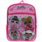 LOL Surprise School Backpack - Four Friends with Front Pocket - Pink - 16 Inches
