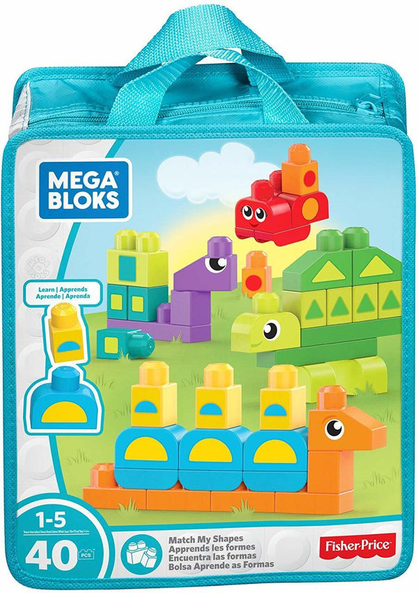 Mega Bloks Match My Shapes Building Set