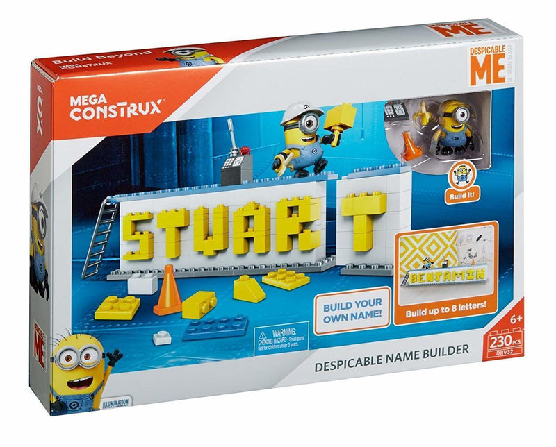 Mega Construx Despicable Me Name Builder Set