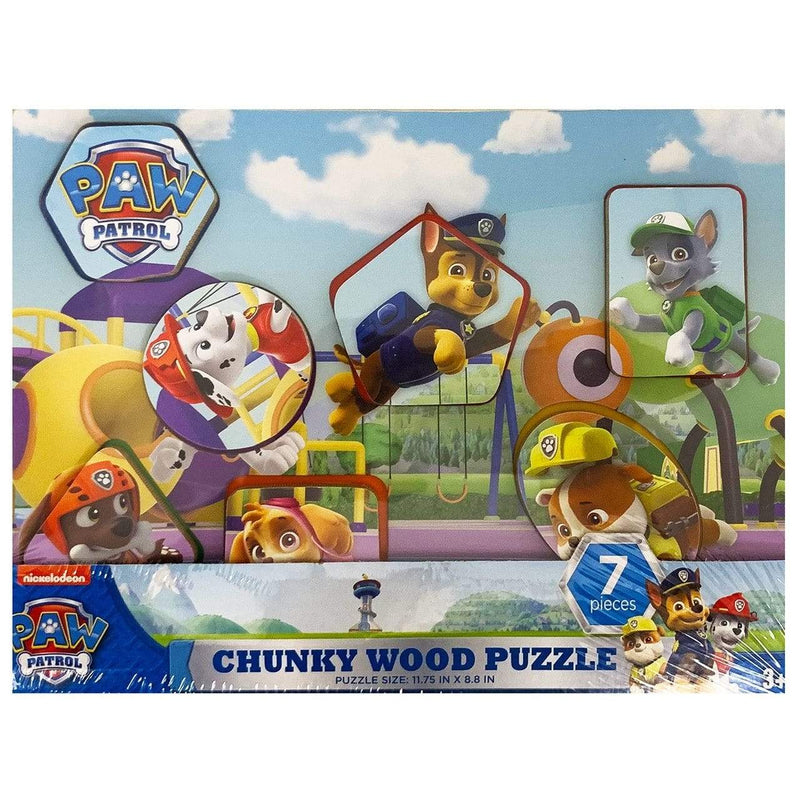 Paw Patrol Chunky Wood Puzzle Style (Assorted Styles)