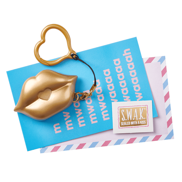 S.W.A.K. Kissable Keychain - Gold Kiss - Series 1