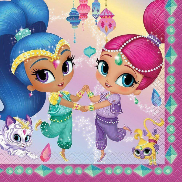 Toys Shimmer and Shine Luncheon Napkins [16 per Pack] KS