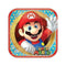 Toys Super Mario Bros 9 Inch Square Plates [8 per Package] KS