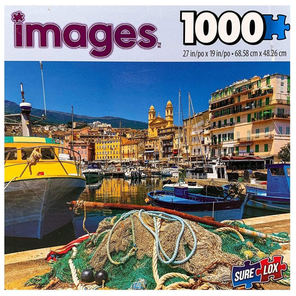 Sure Lox IMAGES 1000 Piece Jigsaw Puzzle - Bastia Port