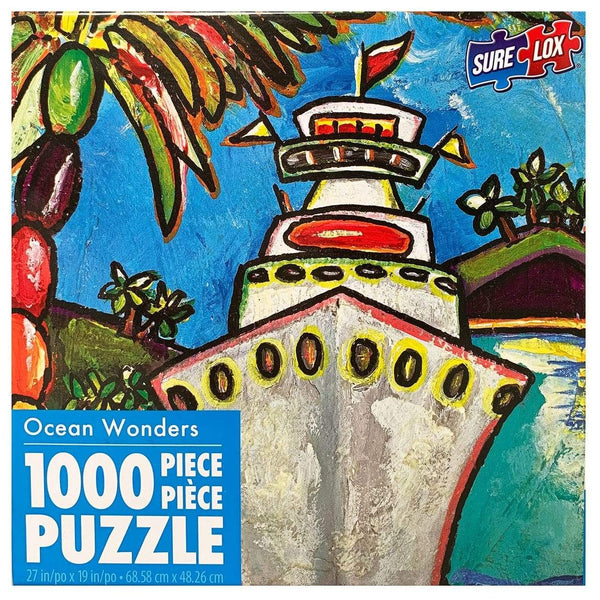 Sure Lox Ocean Wonders 1000 Piece Puzzle - Cruise Ship Art