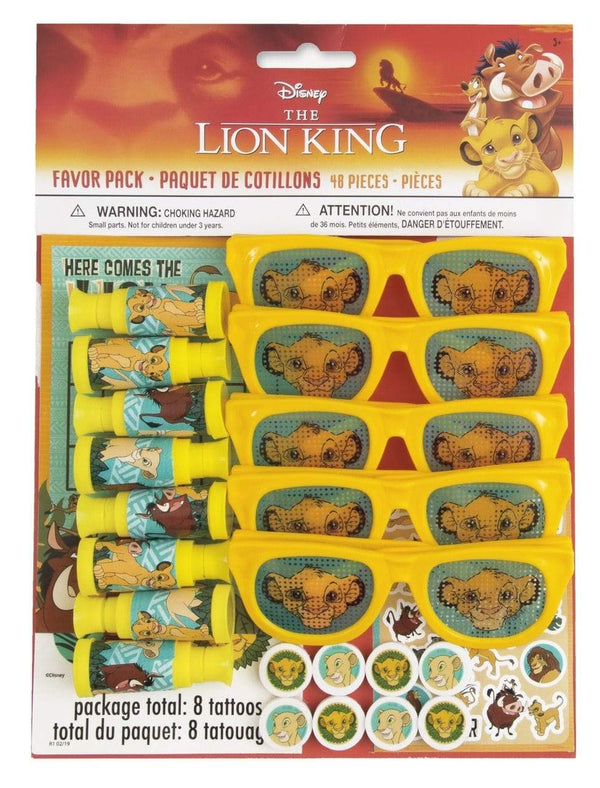 The Lion King Birthday Party Favor Pack - 48 Pieces