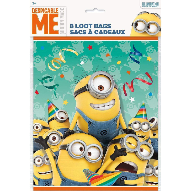 The Minions Party Loot Bags [8 Per Package]