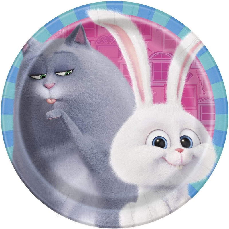 The Secret Life of Pets 2 7 Inch Dessert Plates [8 per Pack]