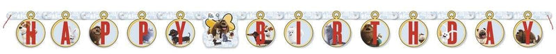 The Secret Life of Pets Jointed Birthday Banner