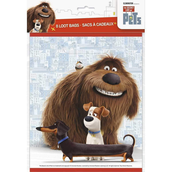 The Secret Life of Pets Party Loot Bags [8 per Pack]