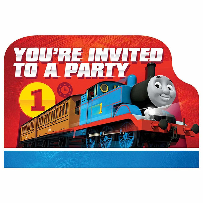 Thomas All Aboard Postcard Invitations - 8 Per Pack