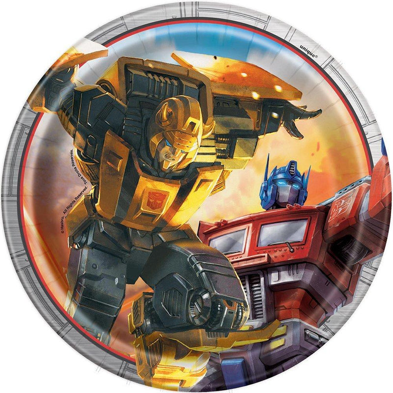 Transformers 7 Inch Dessert Plates (8 Pack)