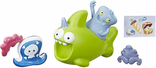 UglyDolls BABO and Squish-and-Go Sharwhal 2 Toy Figures with Accessories