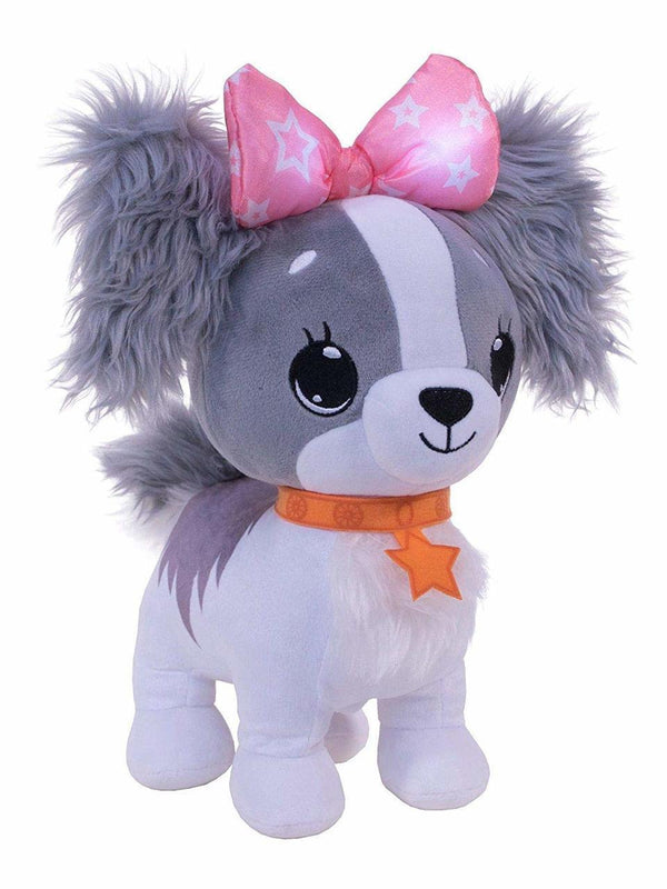 Wish Me Pets Glow Plush - Grey Cavalier Puppy