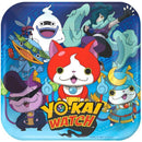 Yo-Kai Watch 7 Inch Dessert Plates [8 per Pack]