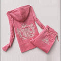 track suit Spring / Autumn / 2017 Women's Brand Tracksuit Velvet Cloth Women's Suit Velor Tracksuit Sweatshirts & Pants size S-XXXL AExp