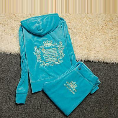 track suit Spring / Autumn / 2017 Women's Brand Tracksuit Velvet Cloth Women's Suit Velor Tracksuit Sweatshirts & Pants size S-XXXL AExp