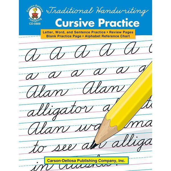 TRADITIONAL HANDWRITING CURSIVE-Learning Materials-JadeMoghul Inc.