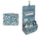 Travel set High quality waterproof portable man toiletry bag women cosmetic organizer pouch Hanging wash bags-Blue flower-JadeMoghul Inc.