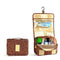 Travel set High quality waterproof portable man toiletry bag women cosmetic organizer pouch Hanging wash bags-Brown Leopard-JadeMoghul Inc.