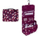 Travel set High quality waterproof portable man toiletry bag women cosmetic organizer pouch Hanging wash bags-Burgundy flower-JadeMoghul Inc.