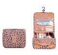 Travel set High quality waterproof portable man toiletry bag women cosmetic organizer pouch Hanging wash bags-Pink Leopard-JadeMoghul Inc.