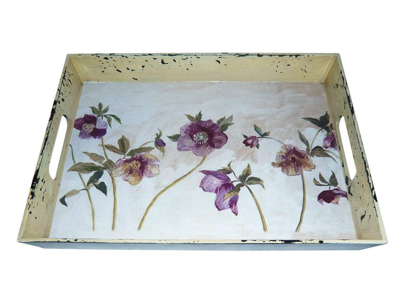 Trays Vanity Tray - 1" x 11" x 8" Multi-Color, Metal - Inspiration Tray HomeRoots
