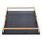 Trays Vanity Tray - 15.7" X 11.6" X 2" Black Square Table Tray HomeRoots