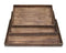 Trays Wooden Tray - 19" x 12" Brown, Wood - Tray Set HomeRoots