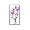 Candle Wall Sconces Magenta Flower Two Candle Wall Sconce