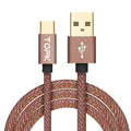 Type-C Cable ,TOPK Denim Wire USB C Gold-plated Plug Fast Charging USB Type C Cable for MacBook / Xiaomi 4C / Letv / Oneplus