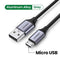 UGREEN Micro USB  C Type C Fast USB Charging Cable Type-C 3A Data Cable for Samsung S7 S6 Note Mobile Phone Micro USB Cord Wire AExp