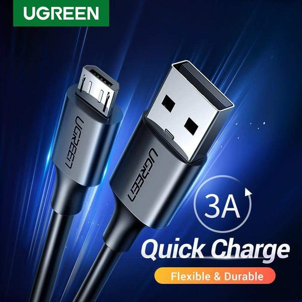 UGREEN Micro USB  C Type C Fast USB Charging Cable Type-C 3A Data Cable for Samsung S7 S6 Note Mobile Phone Micro USB Cord Wire AExp