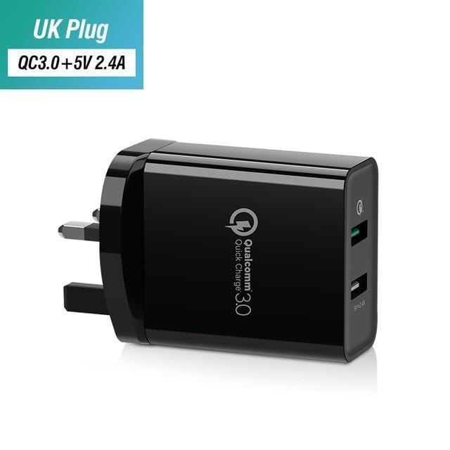 Ugreen Quick Charge 3.0 30W QC 3.0 USB Charger for iPhone X 8 Fast Charger for Samsung Galaxy s8 s9 Xiaomi mi 8 Quick Charge 3.0